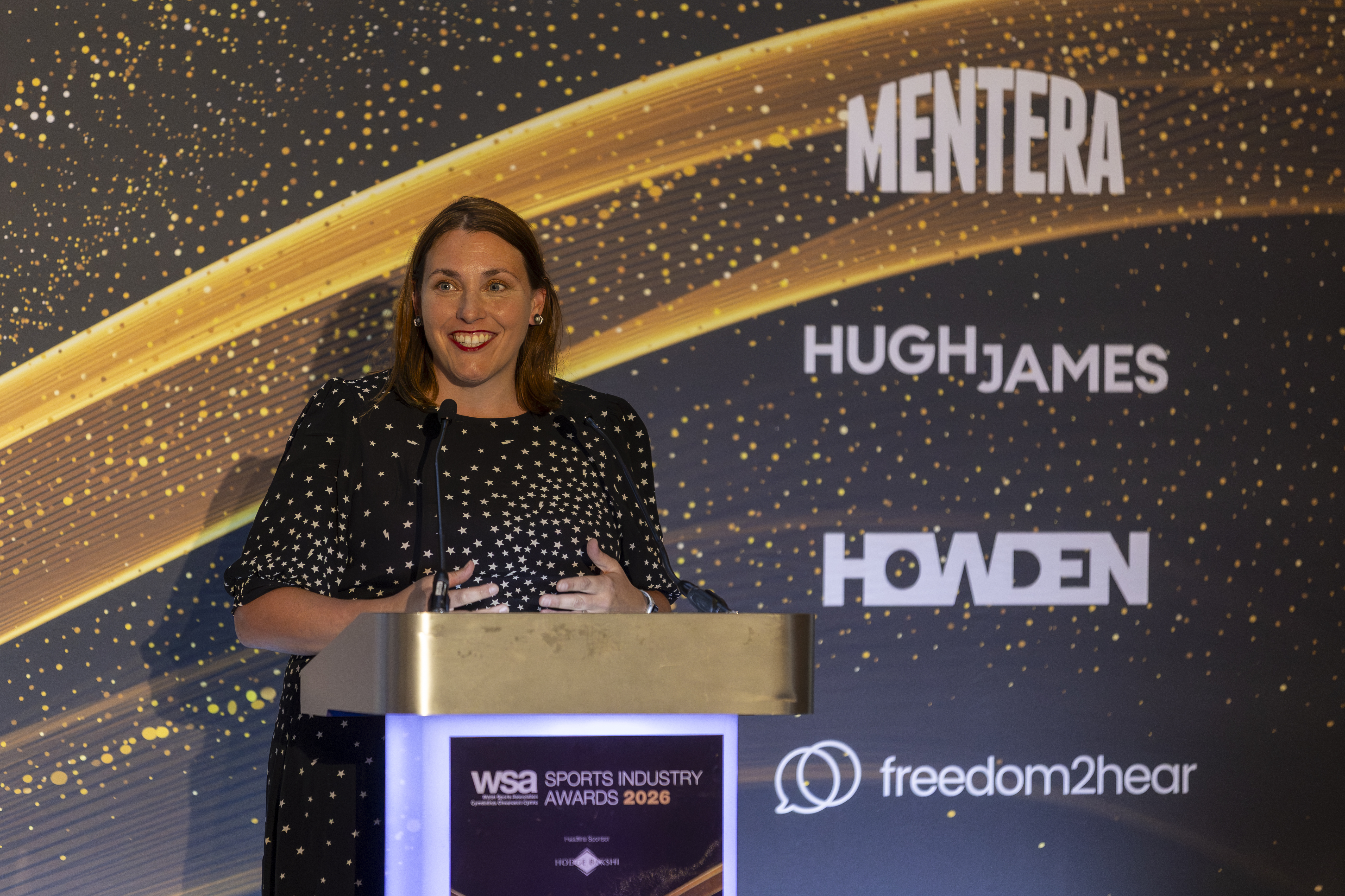 Heledd Fychan MS, Welsh Cabinet Minister for Culture and Sport at the WSA Awards 2026